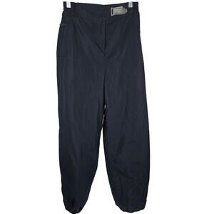 Killy Black Ski SnowBoard Zippered Pockets Ankle Hook Loop Womens Pants 10